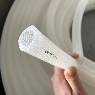 GREATFLEX透明网纹卫生级316L卡盘编织管高温低温包邮BP20