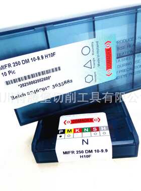 小内孔大切深端面槽刀片：MIFR250DM10-9.9 H10F  SPDR250DM10