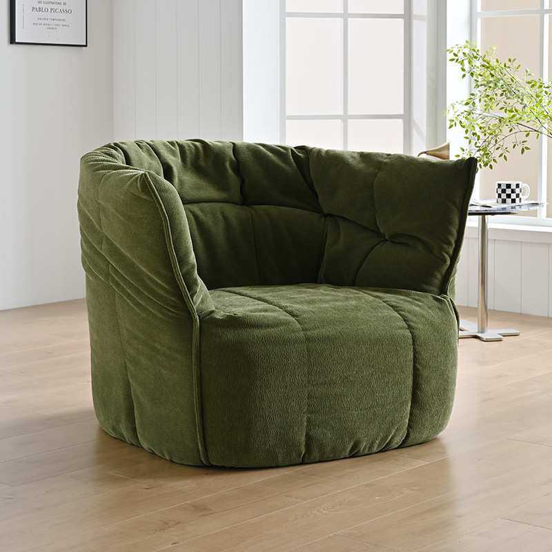 单人沙发卧室小户型懒人沙发现代简约客厅经济型单人沙发椅可拆洗