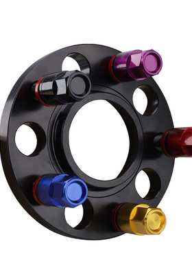 跨境57.1mm 5*112/5x100法兰盘 25mm  2PCS M14*1.5适用奥迪/大众