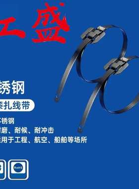 BSTC-***（L）不銹鋼烤漆紮線帶 黑色 红盛塑料100根/包