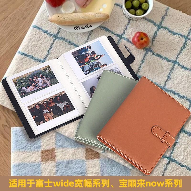 【天猫正品】拍立得相册wide210/300/400/evo通用宽幅相册相机寸来Now相纸收纳