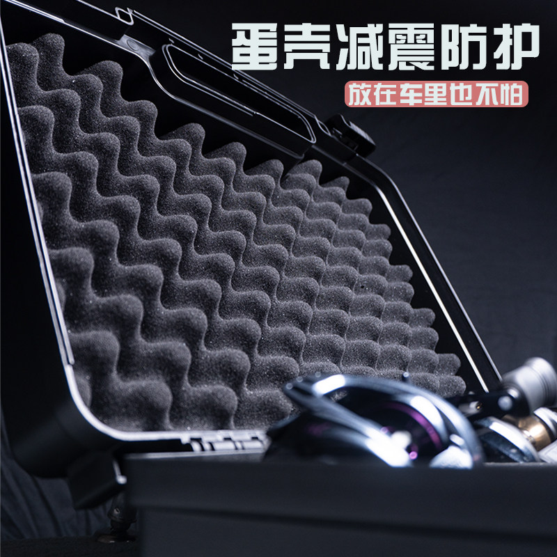 鲫明渔轮包收纳包水滴轮纺车轮收纳箱保护套路亚渔具收纳鼓轮筏轮