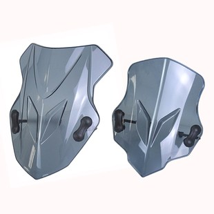 适用CFMOTO春风450NK摩托车前挡风板护胸透明风挡玻璃改装