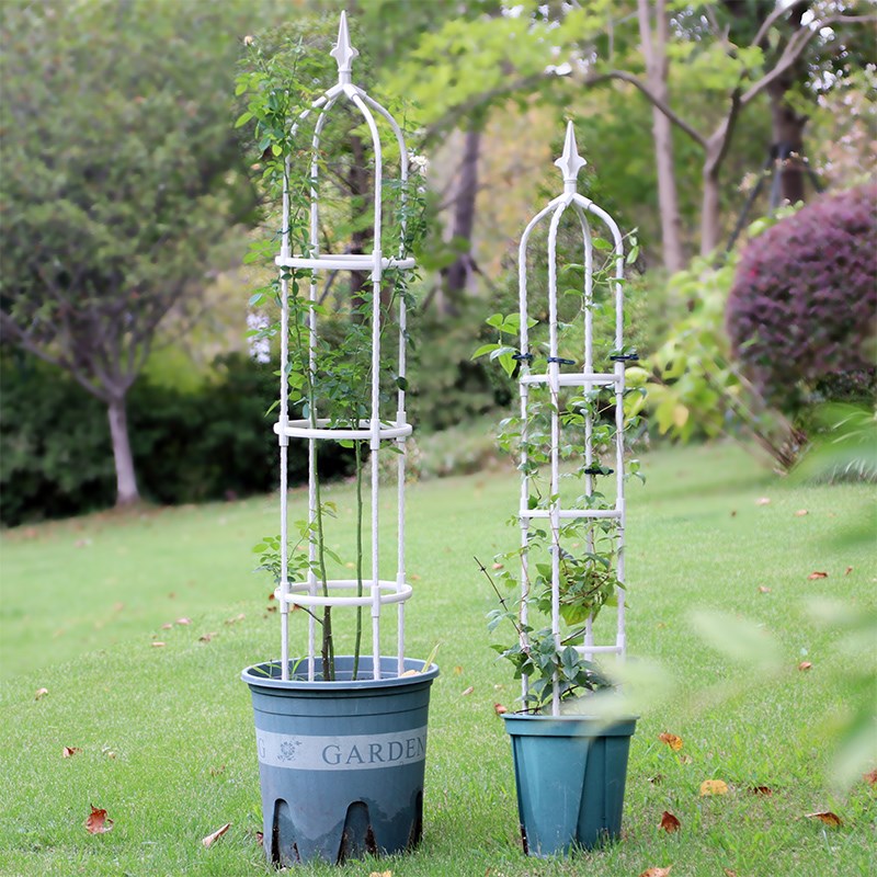 花架爬藤架户外阳台花园庭院植物攀爬花支架月季铁线莲花架支撑杆