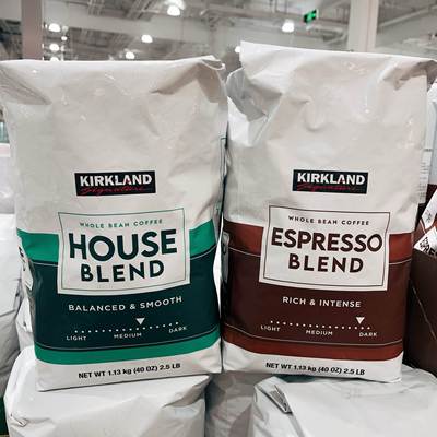 Costco科克兰kirkland意式烘焙咖啡豆精选美国1.13KG开市客代购