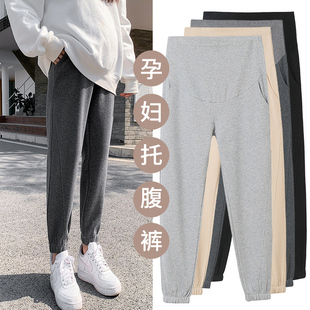 外穿时尚 孕妇裤 潮妈打底裤 长裤 3305 休闲运动裤 实拍