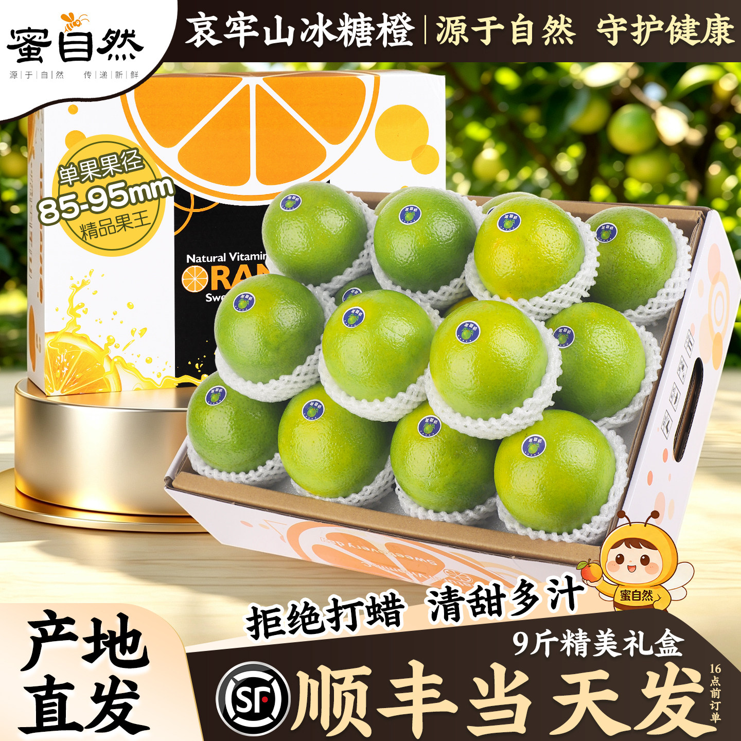 顺丰现摘当天发丨正宗云南冰糖橙