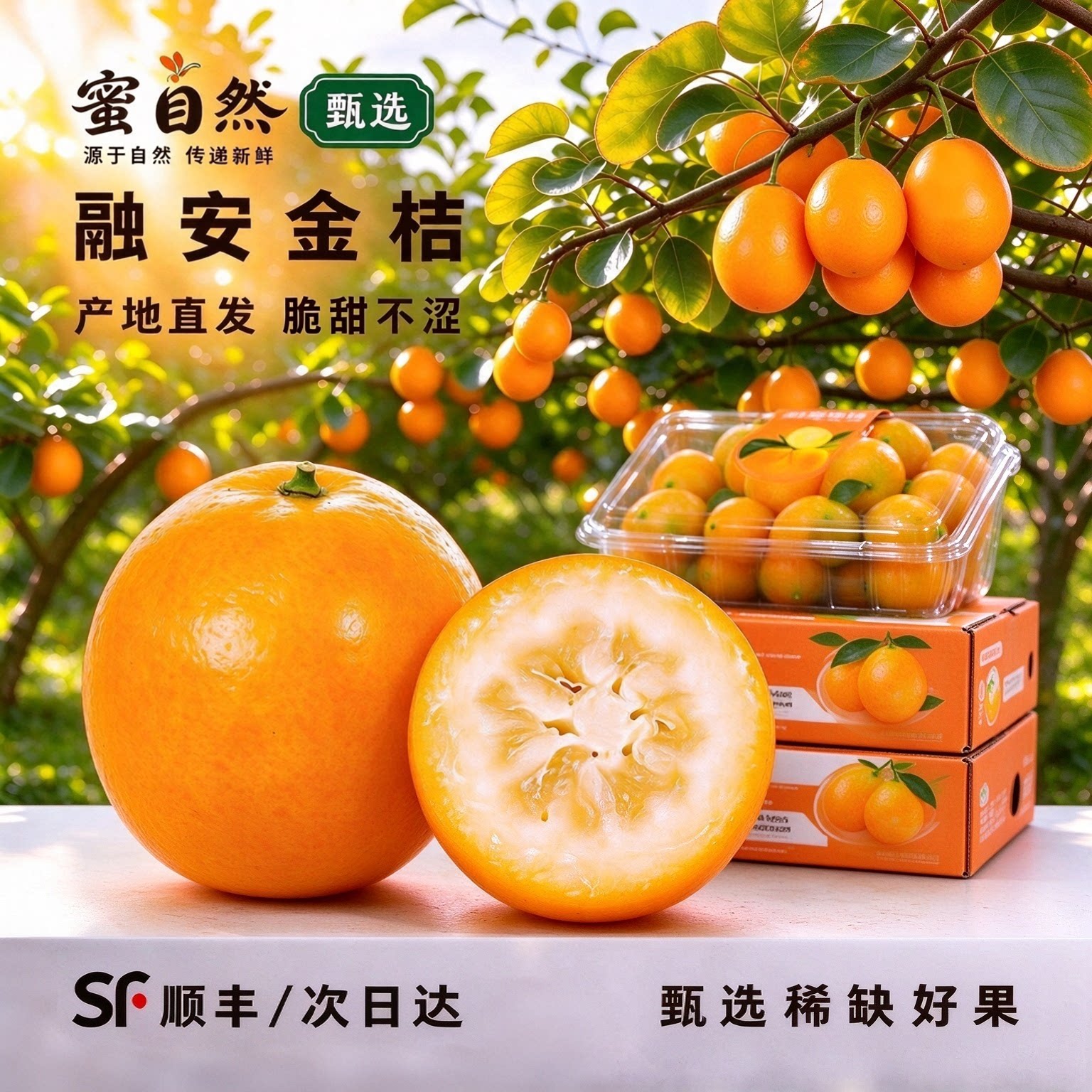 【顺丰次日达】脆蜜金柑贼大贼甜