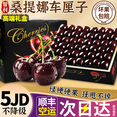 顺丰次日达！桑提娜车厘子5J级