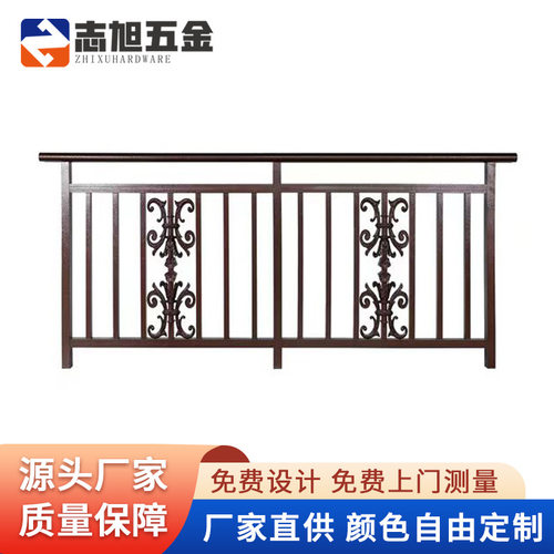 铝合金仿古护栏街道景区改造户外格栅新中式景观扶手建筑护栏厂家