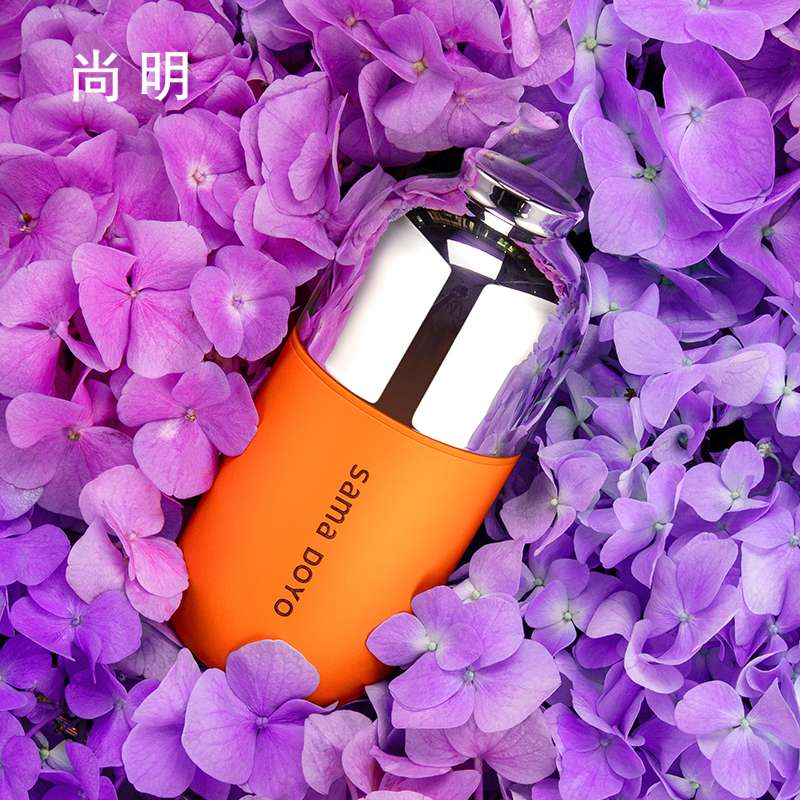 ?尚明易泡杯不锈钢旅行茶具户外露营单人便捷钛过滤快客杯一壶一