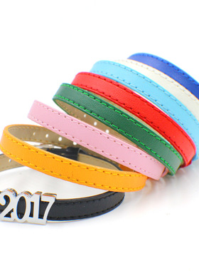 皮革仿皮手腕带 可穿戴8字母 滴油饰品 个性手环 表带