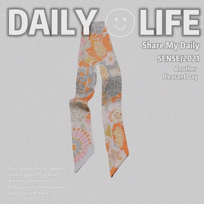 春夏真丝丝巾法式复古细窄长条飘带丝巾发带束发带100%桑蚕丝长巾