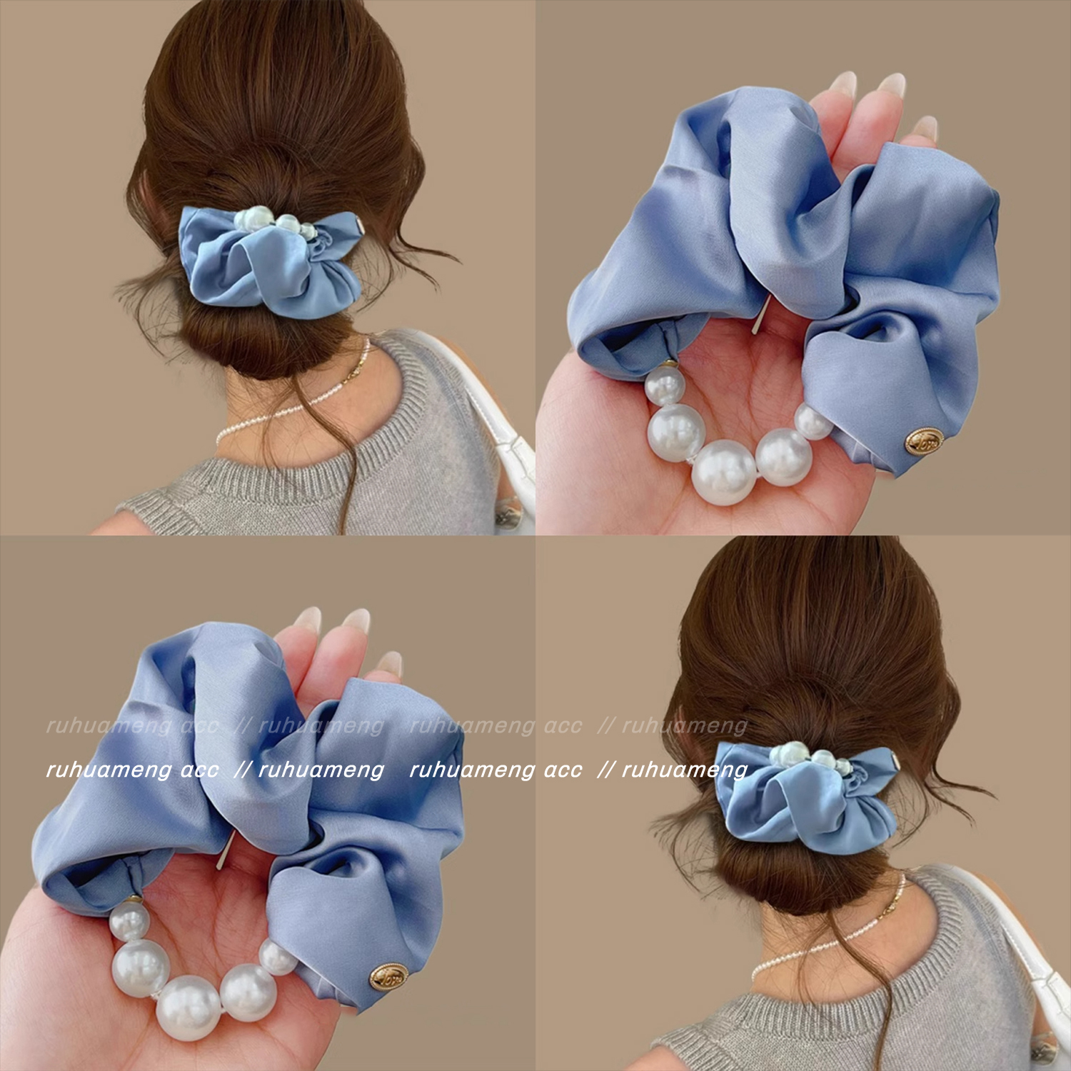 珍珠头绳扎头发皮筋女2025年新款