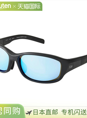日本直邮Daiwa TLX 025 TrueView 偏光眼镜银蓝色镜面/哑光黑色