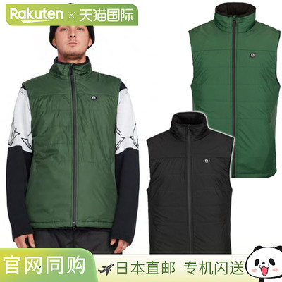 日本直邮VOLCOM/Volcom UTILITY PUFF背心男女二层滑雪服内衣2023