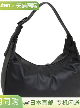 日本直邮FURLA 女士单肩包 Outlet 皮革 黑色 FLOW HOBO M BAG WB