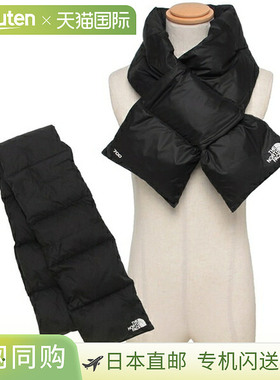 日本直邮The North Face 羽绒围巾黑色男女通用 NF0A8A39 KX7