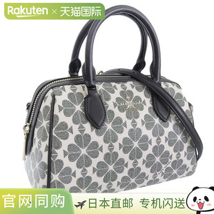 日本直邮KATE SPADE 女士包包两用肩背包手提包 黑色 spade flowe