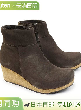 勃肯 (Birkenstock) 女士 Papillio Eva 窄靴麂皮烤沙色 Birkenst