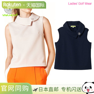 日本直邮VIVA HEART 女士无袖高尔夫球衫“012-23370”吸湿排汗速
