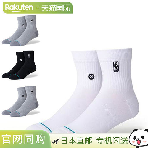 日本直邮STANCE 男士和女士 NBA 徽标袜子 LOGOMAN ST QTR A356A2