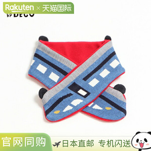 DECO 火车图案围巾 日本直邮