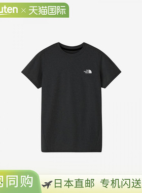 日本直邮THE NORTH FACE 女士短袖速干运动圆领夹克 NTW82580-K