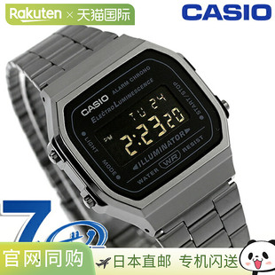卡西欧 CASIO A168WGG - 1B 复古 小巧卡西欧 男士 手表 卡西欧 c
