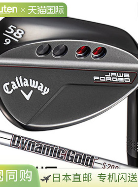 日本直邮卡拉威 JAWS FORGED 挖起杆 炭黑色 男士 右手 动态金 勃