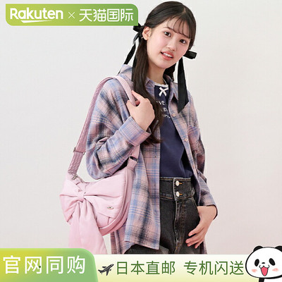 日本直邮Mezzo Piano Junior 衬衫和蕾丝 T 恤套装