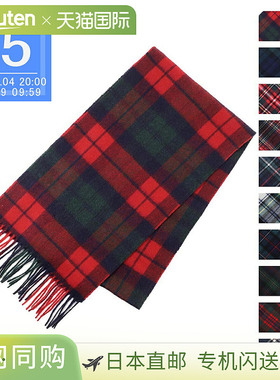 Barbour 巴伯尔围巾披肩男士 usc0137re91 亮红色 NEW CHECK TART