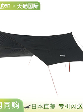 日本直邮LOGOS 黑色 UV 六角防水布 5750-AI 黑色/红色 71808022