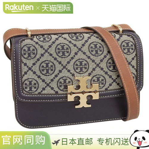 日本直邮TORY BURCH ELEANOR T MONOGRAM 女士小号可转换单肩包 1