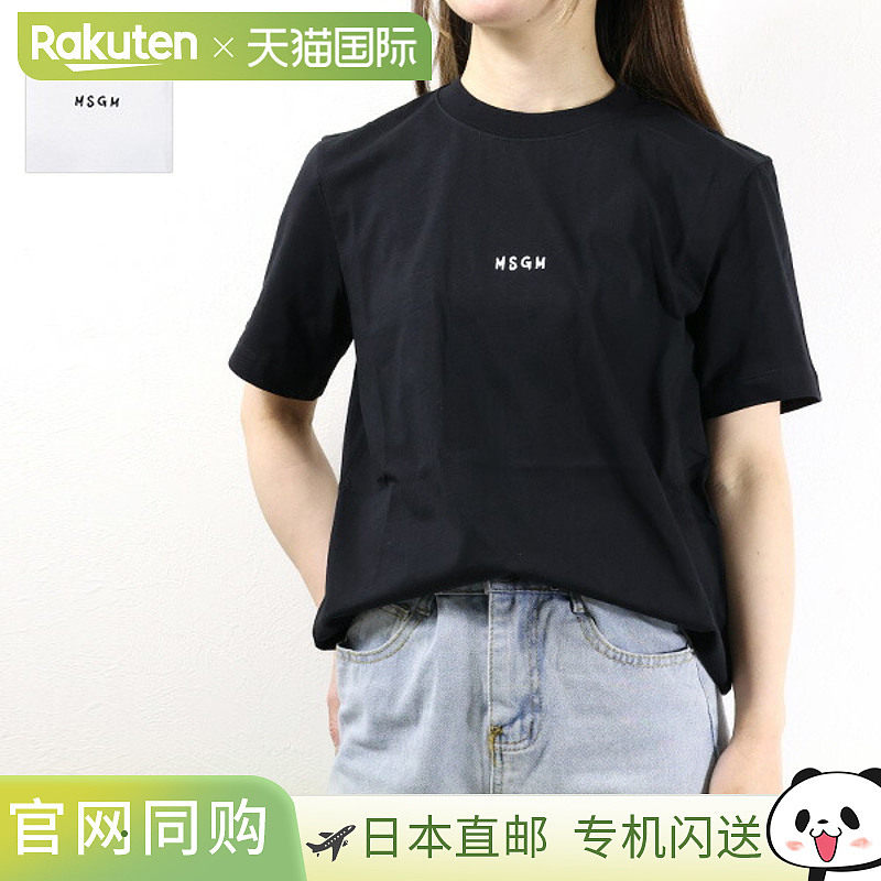 日本直邮 MSGM MINI LOGO T恤 T恤 T 迷你棉质女式 3441 MDM216 2