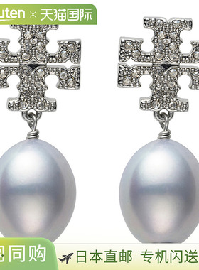 日本直邮TORY BURCH Kira 耳环 60525 056 女款 银色