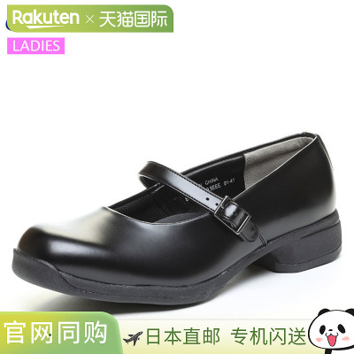 Moonstar 女士校鞋 BVL5757 黑色 MOONSTAR 41476426 女童系带 3E