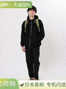 日本直邮LosAngeles Apparel 连帽衫 卫衣 抓绒拉链上衣 男士HF -