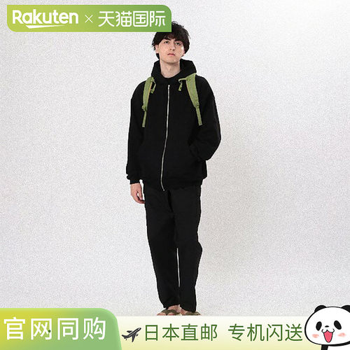 日本直邮LosAngeles Apparel 连帽衫 卫衣 抓绒拉链上衣 男士HF -