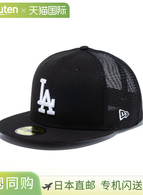 日本直邮New Era 59FIFTY 卡车司机洛杉矶道奇队黑白 14525155