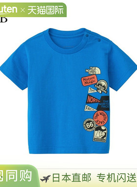 日本直邮The North Face婴儿短袖荧光图案T恤 NTB32561