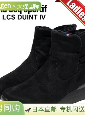 日本直邮le coq sportif LCS DUINT IV 靴子黑色/金色 lu5fbt88lz