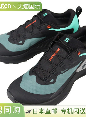 日本直邮Salomon 越野跑鞋 GENESIS GORE-TEX 北大西洋/黑色/鲨鱼