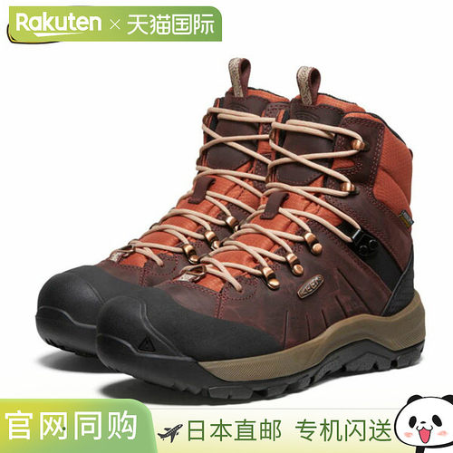 日本直邮KEEN 女士 Revel Four Mid Polar 防水冬季靴 1027726