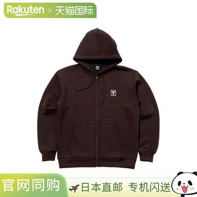 日本直邮JACKALL 平纹针织拉链徽标连帽衫