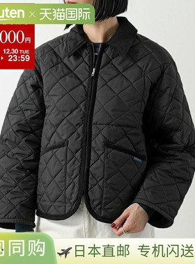 日本直邮LAVENHAM TEYNHAM 女士菱形绗缝短款夹克（LV10141）貂皮