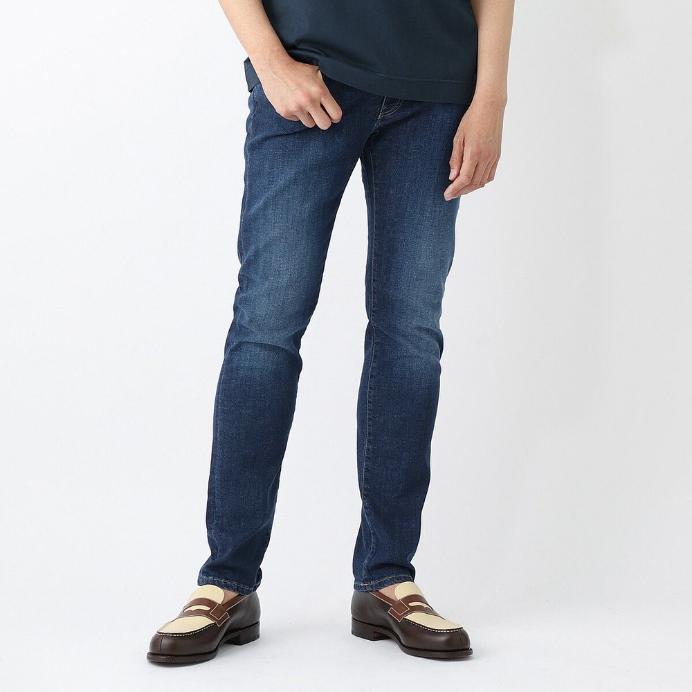 日本直邮PT TORINO DENIM 拉链飞边牛仔裤 蓝色 男士 c5dp05z0 tx