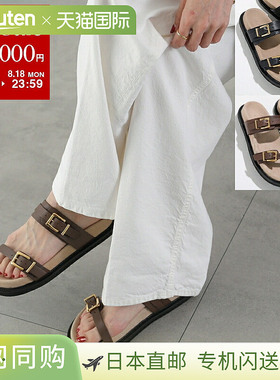 CAMINANDO 双扣凉鞋 2516W 女士绒面平底鞋带双扣闭合。