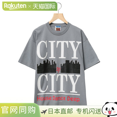 CITY COUNTRY CITY 棉质 T 恤_CITY_CITY CCC-243T008[WAX][REA][